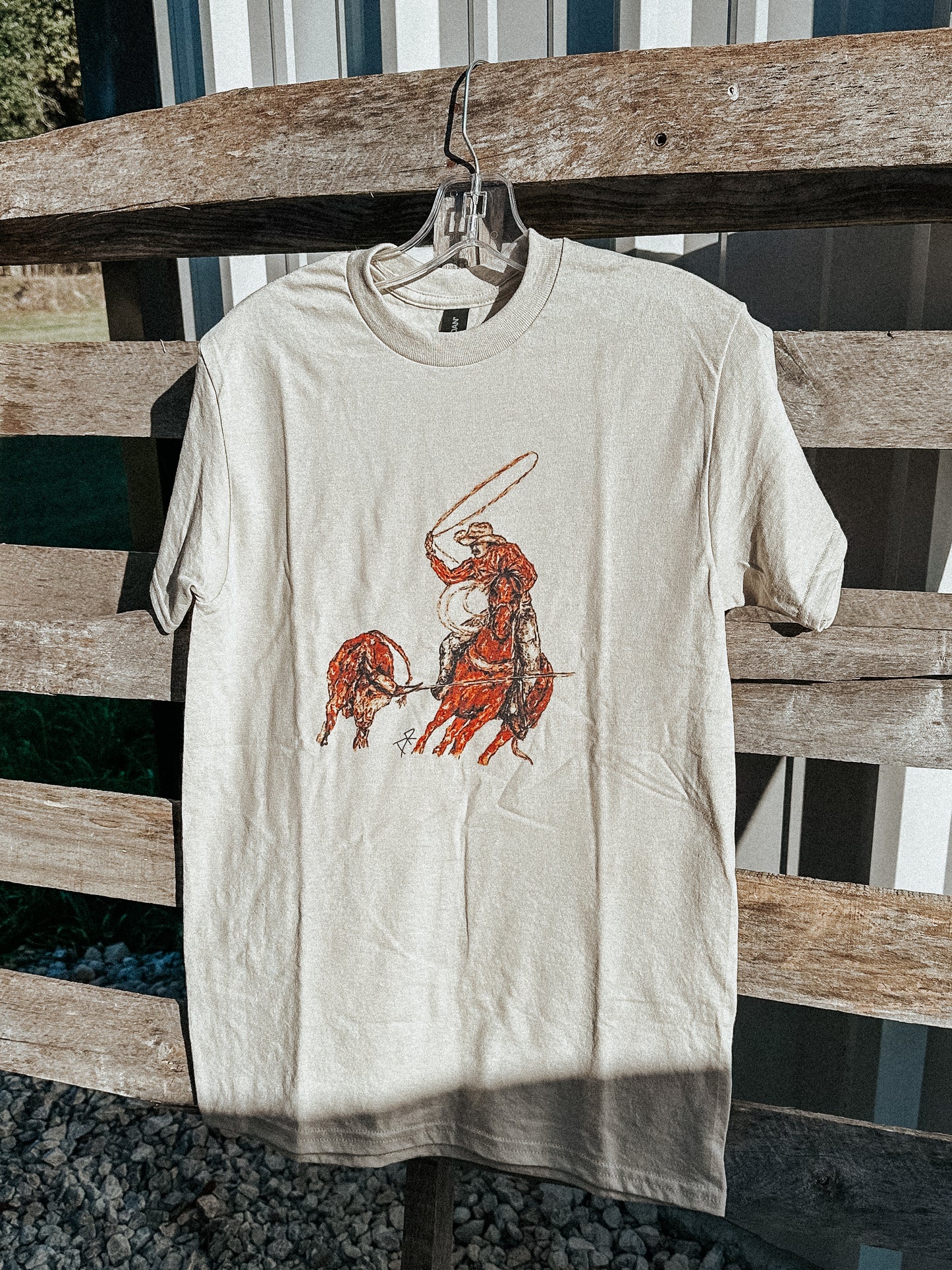 Heeler Tshirt in Tan