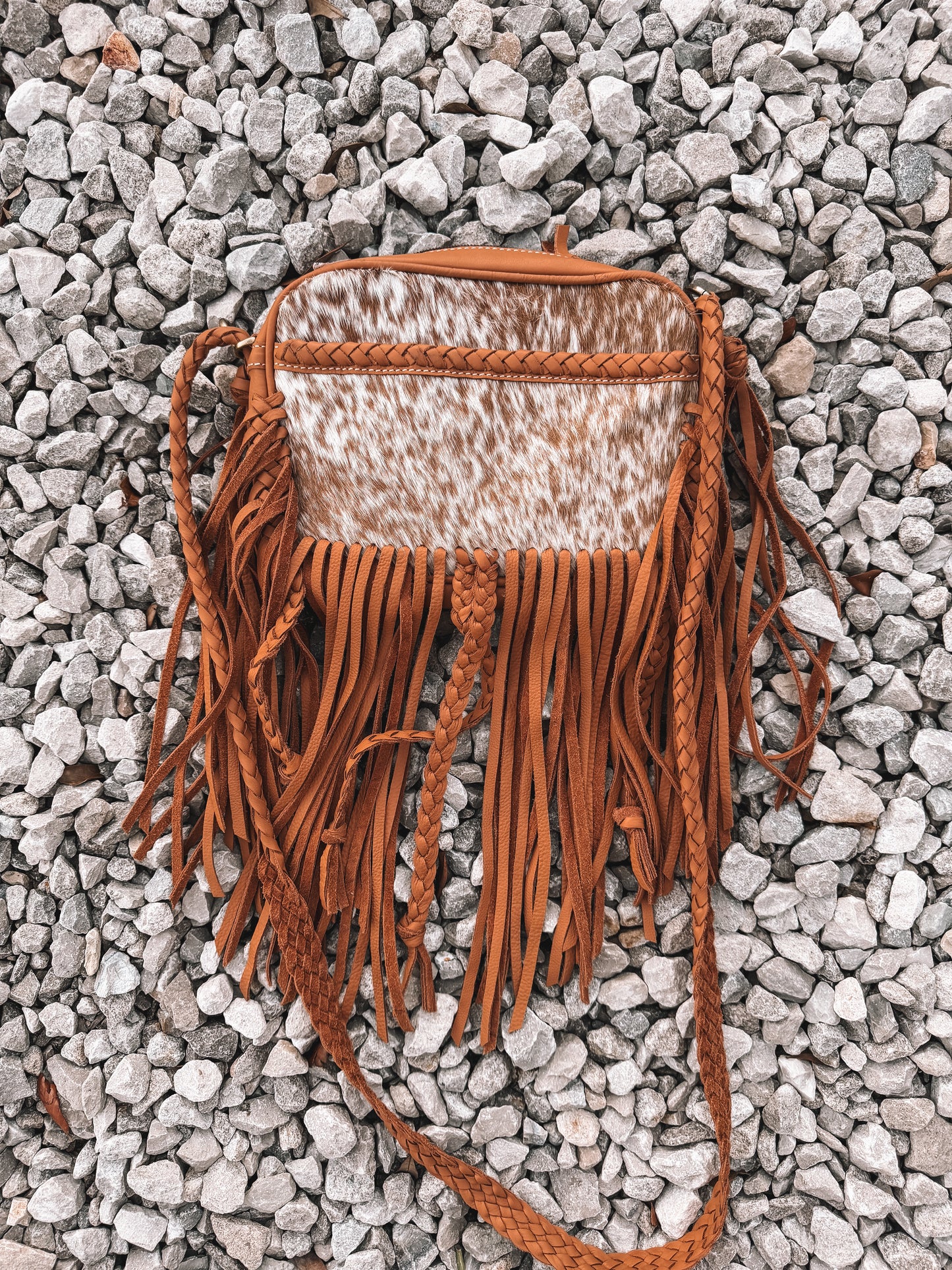 Braxton Cowhide Crossbody