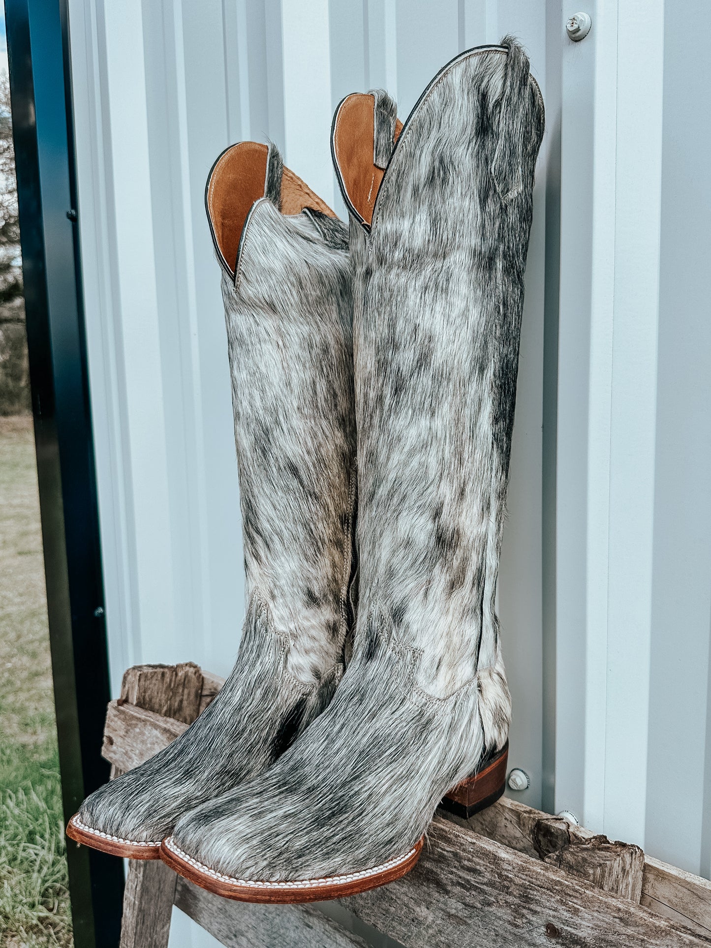 Knee High Square Toe Boots