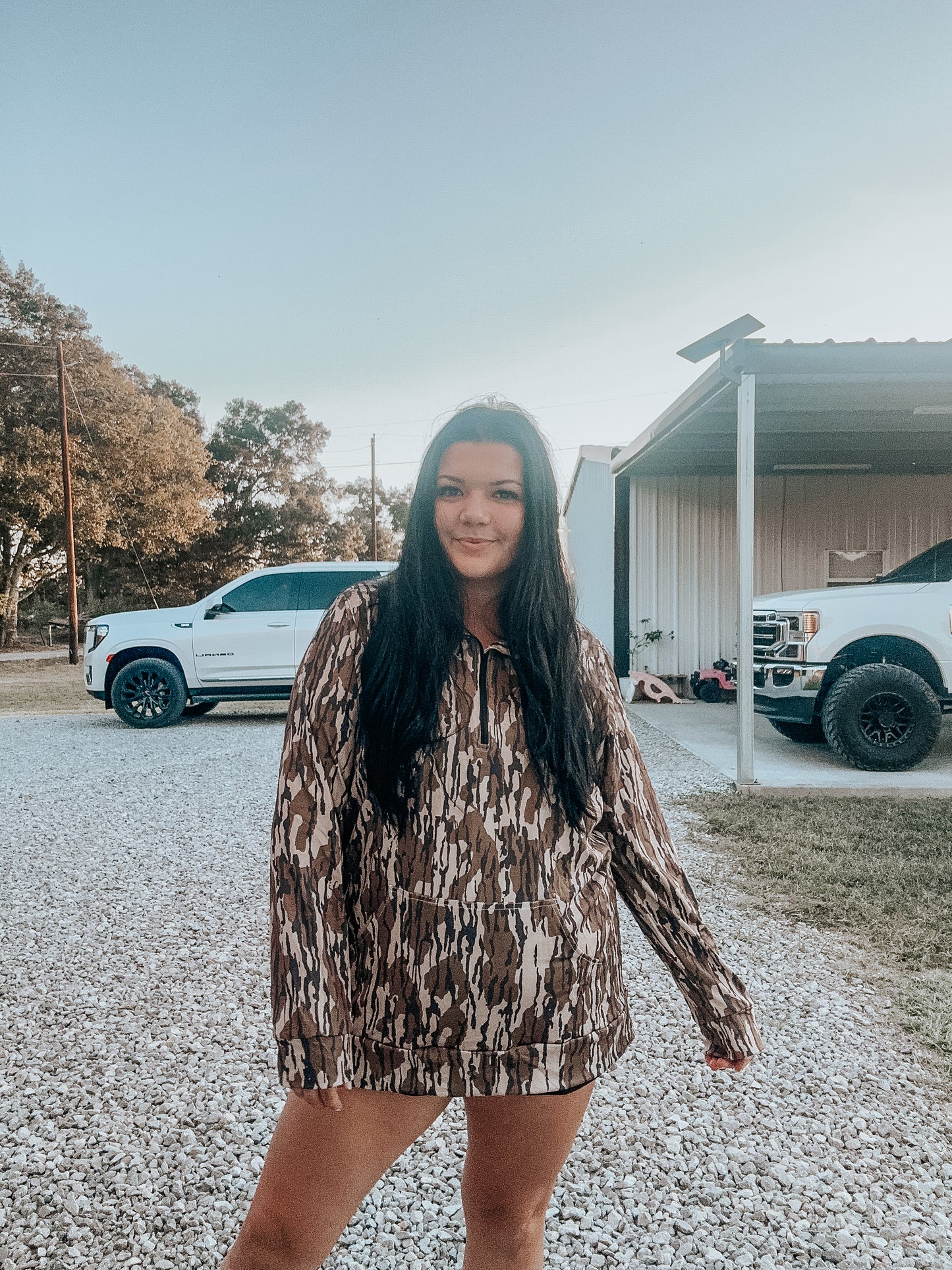 Bottomland Camo Pullover