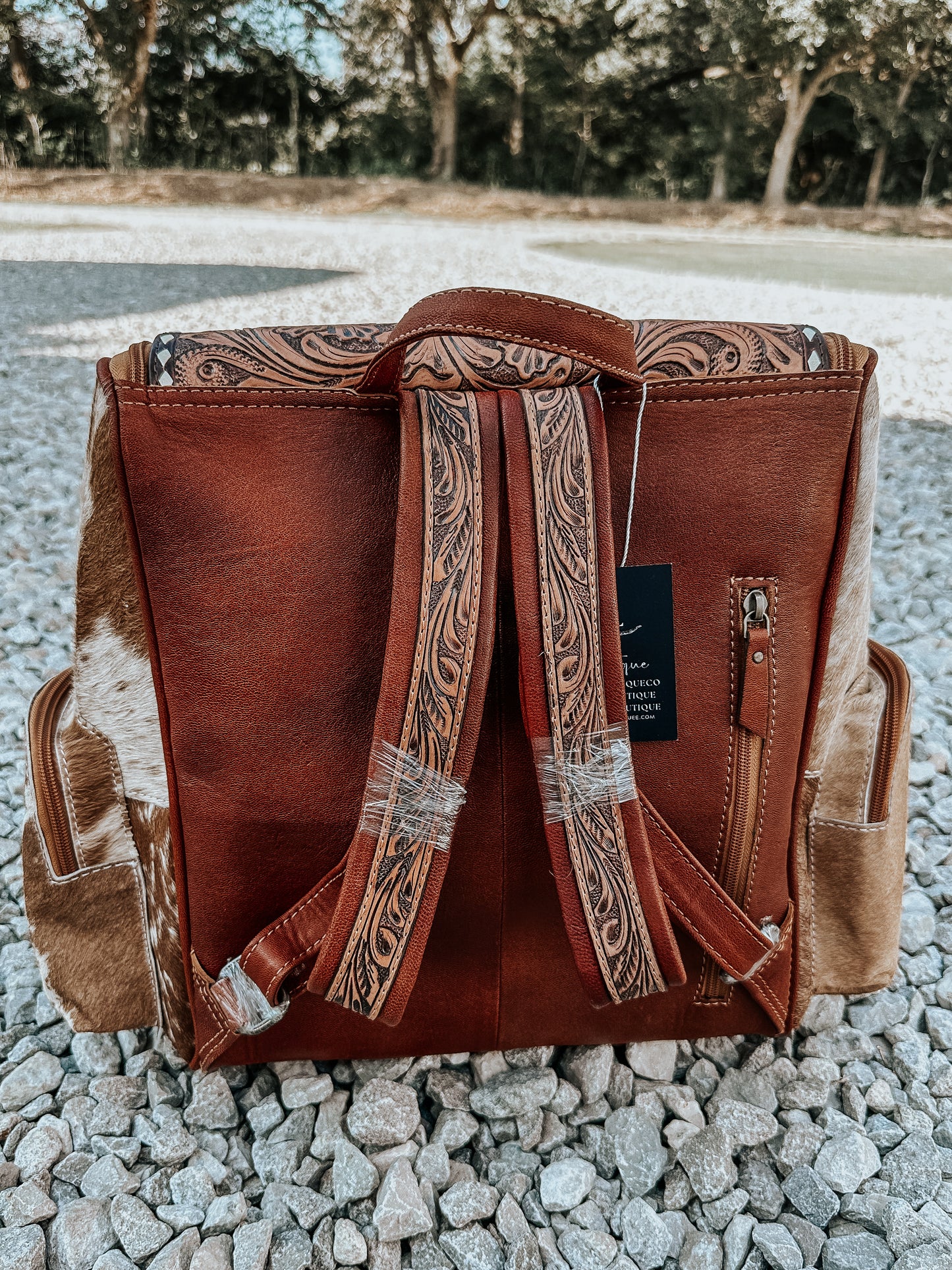 Deeper Than The Holler Cowhide Backpack