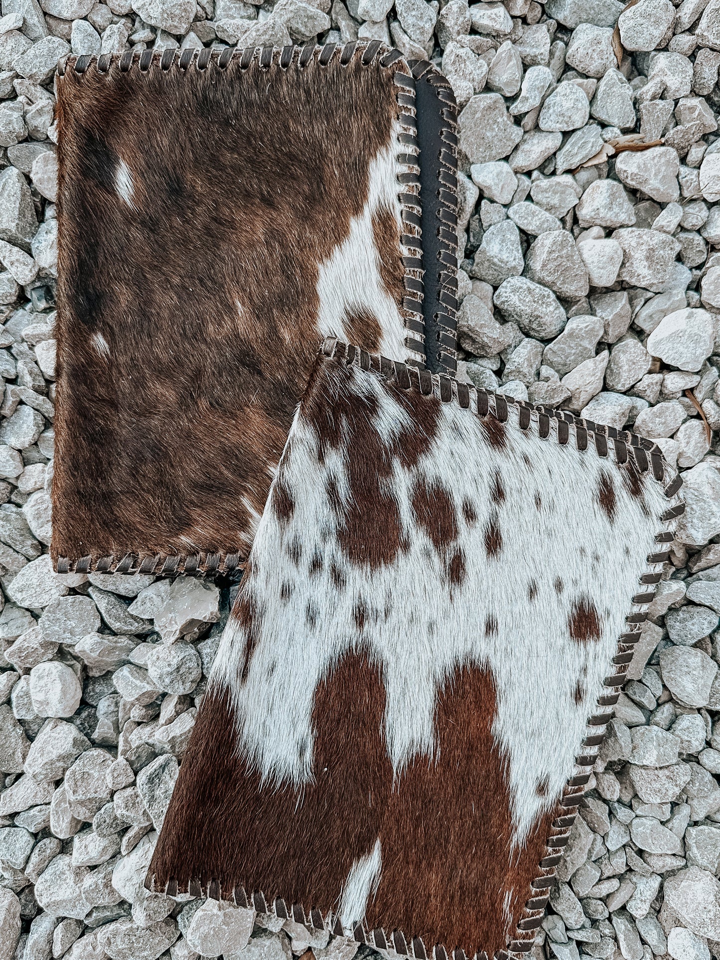 Cowhide Buckstitch Bible Cover