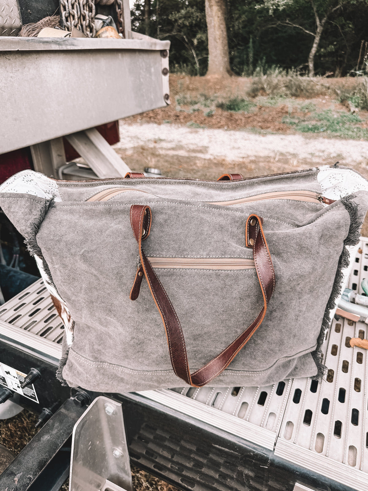 Cartright Cowhide Weekender Bag