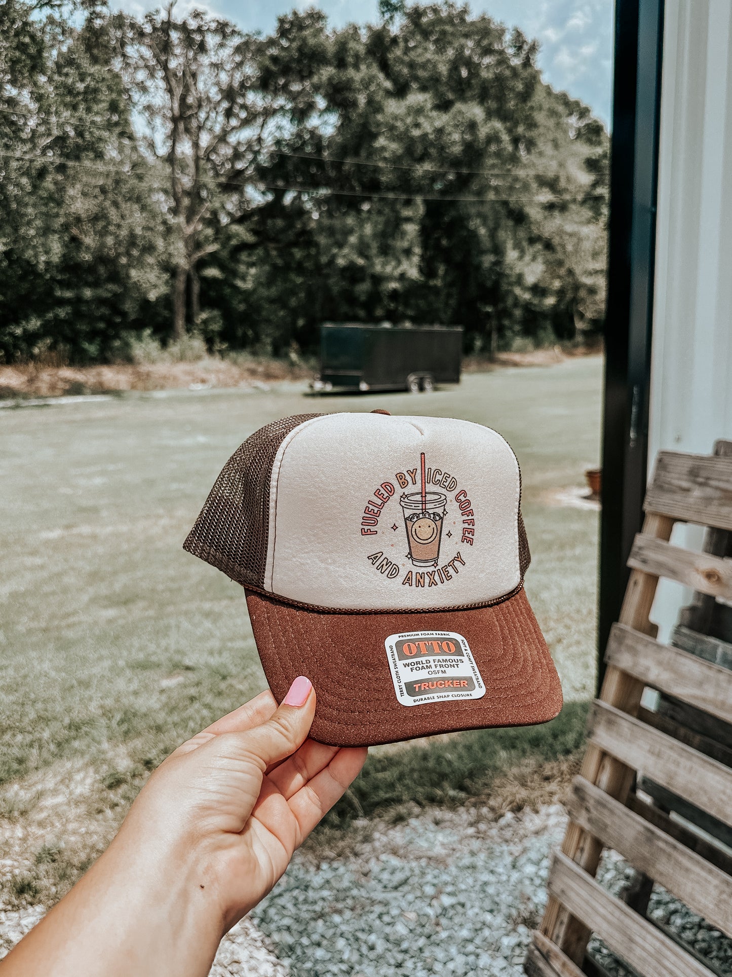 Caffeine & Anxiety Trucker Hat