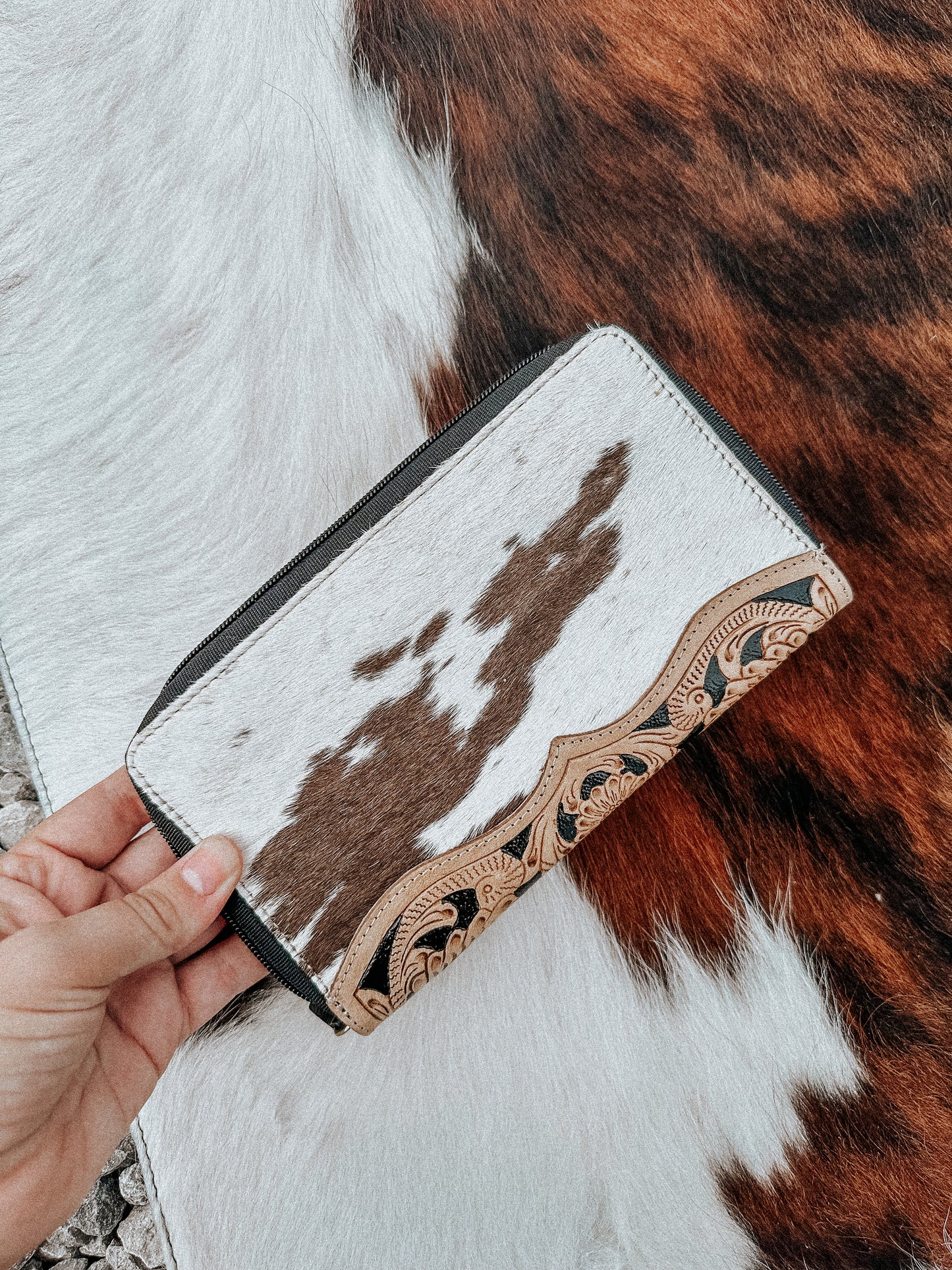 Ranch Cowhide Leather Wallet