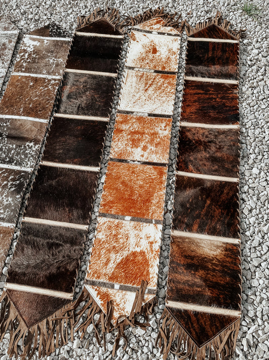 Cowhide Table Runner