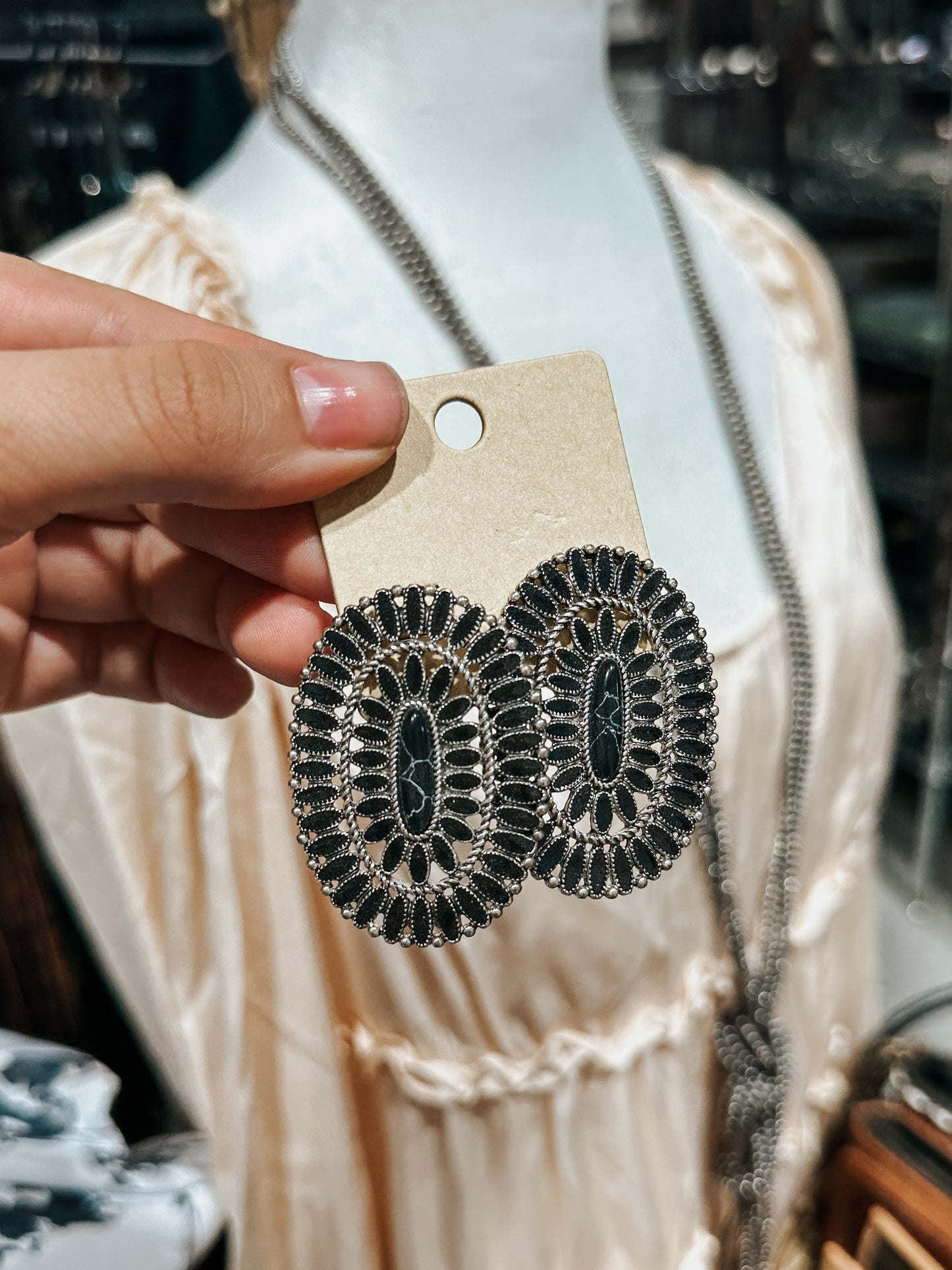 Desperado Earrings Black
