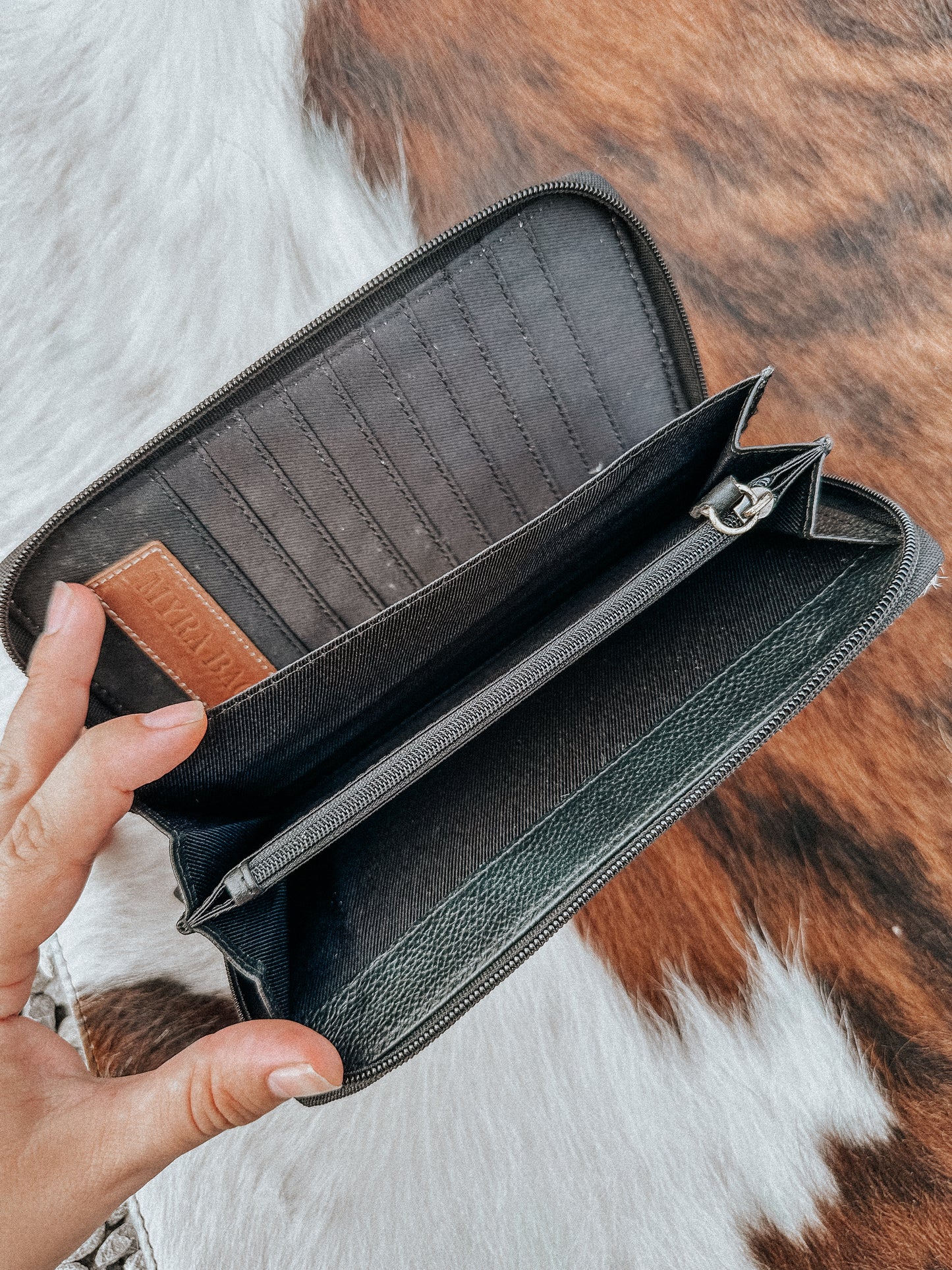 Ranch Cowhide Leather Wallet