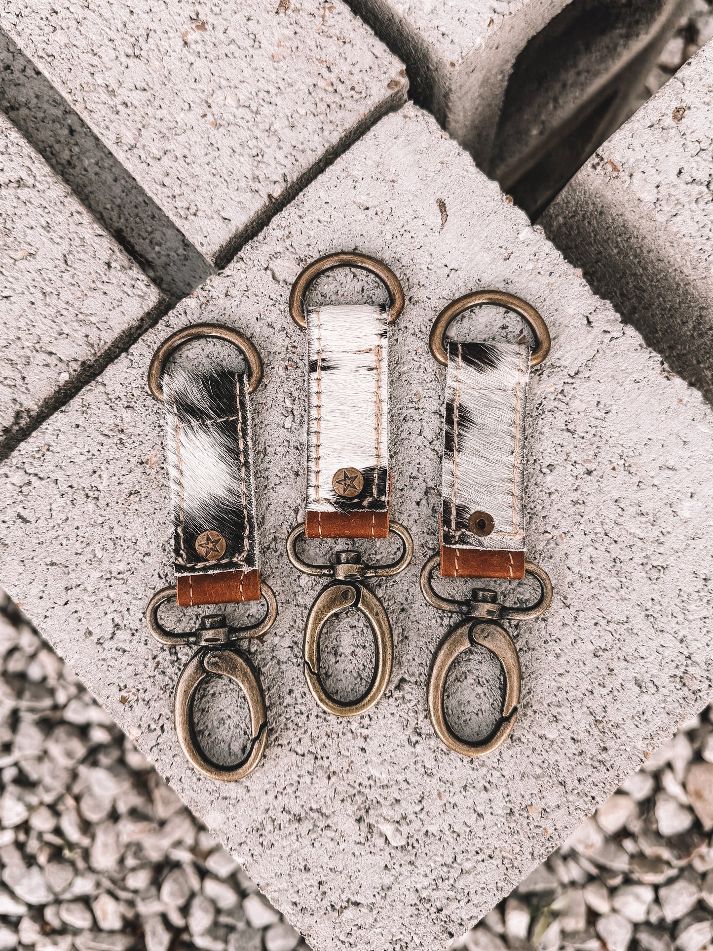 Heavy Duty Cowhide Keychain