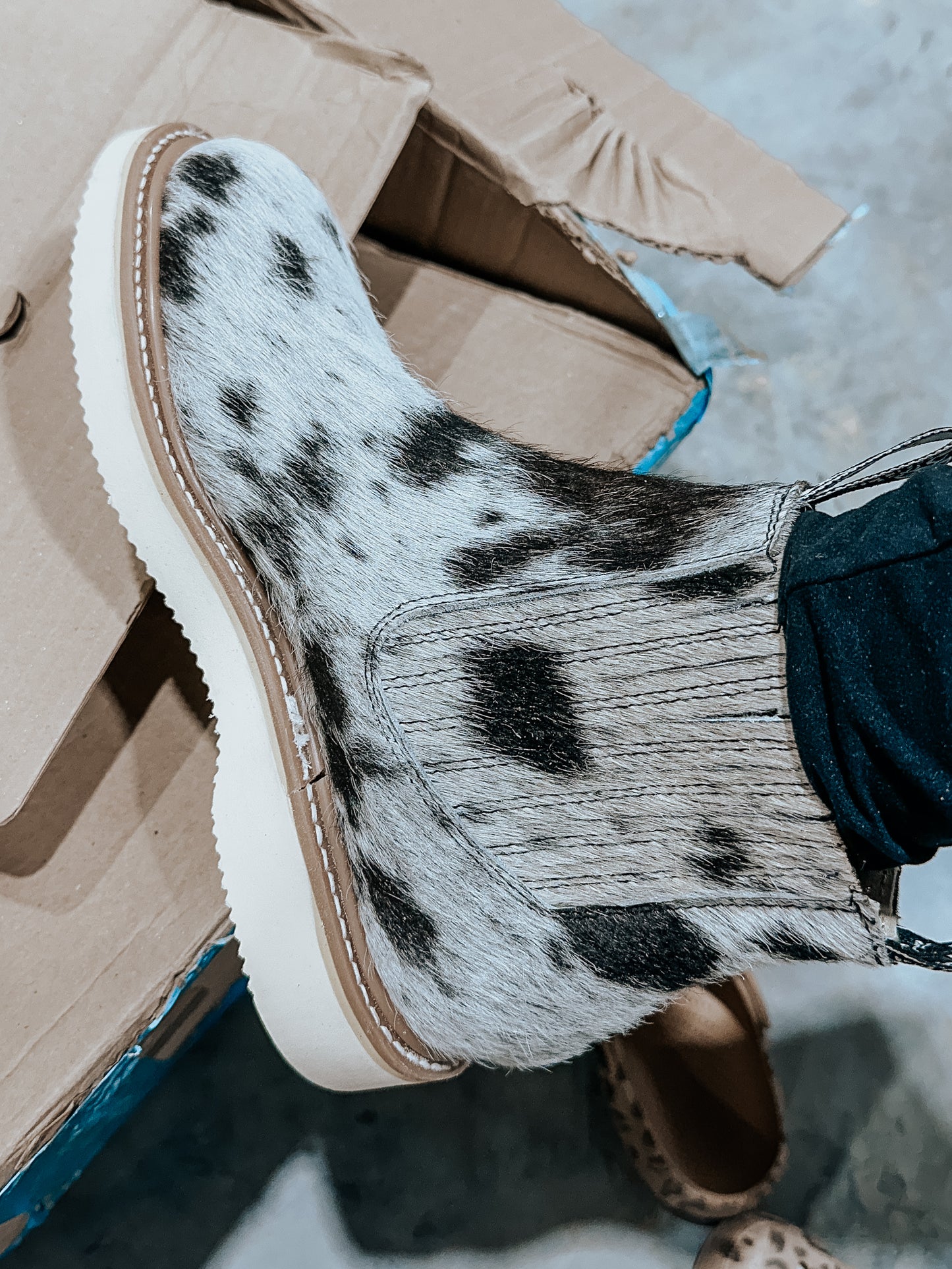Cowhide Lechera Boot in Women