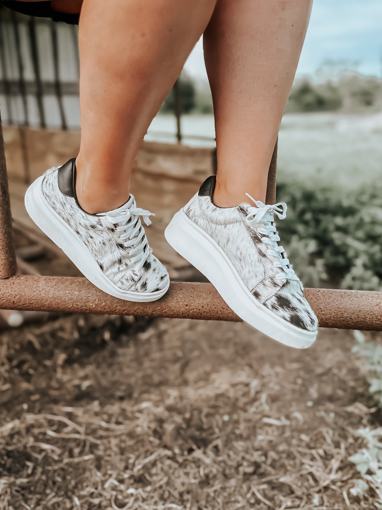 Julia Cowhide Sneakers