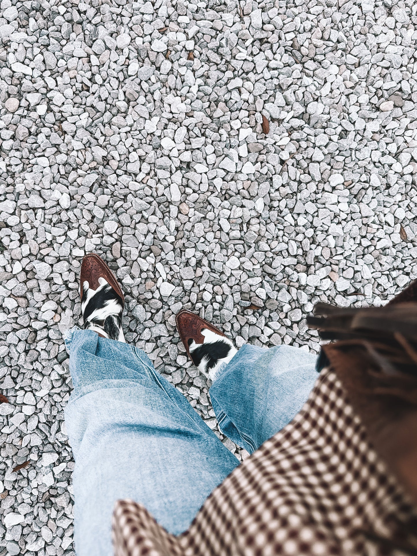 Silverado Cowhide Booties