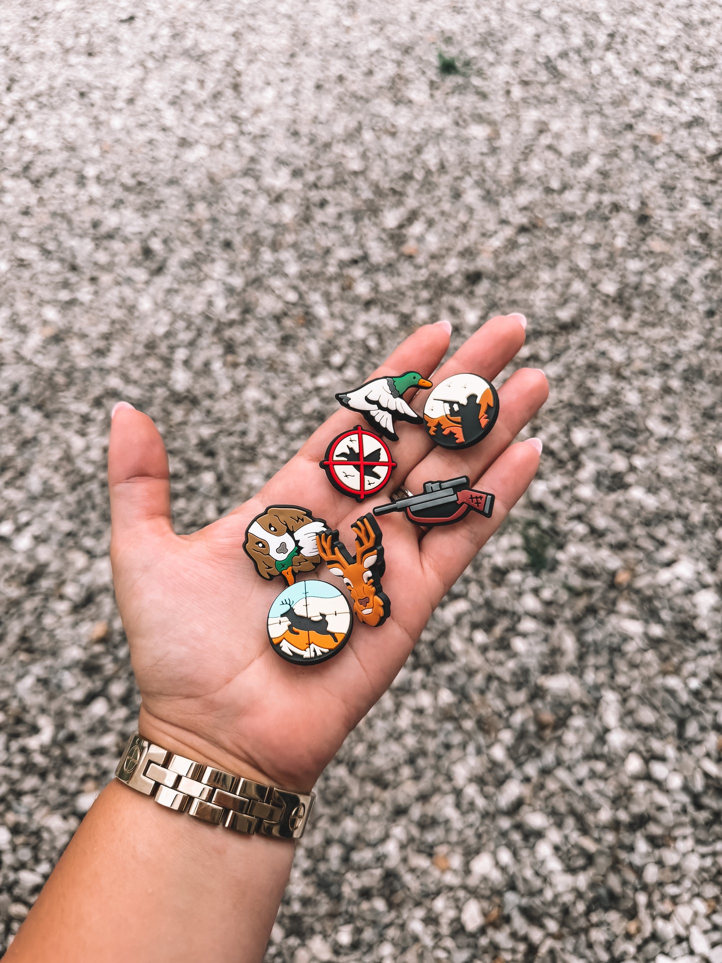 Croc Charm Set - Hunting