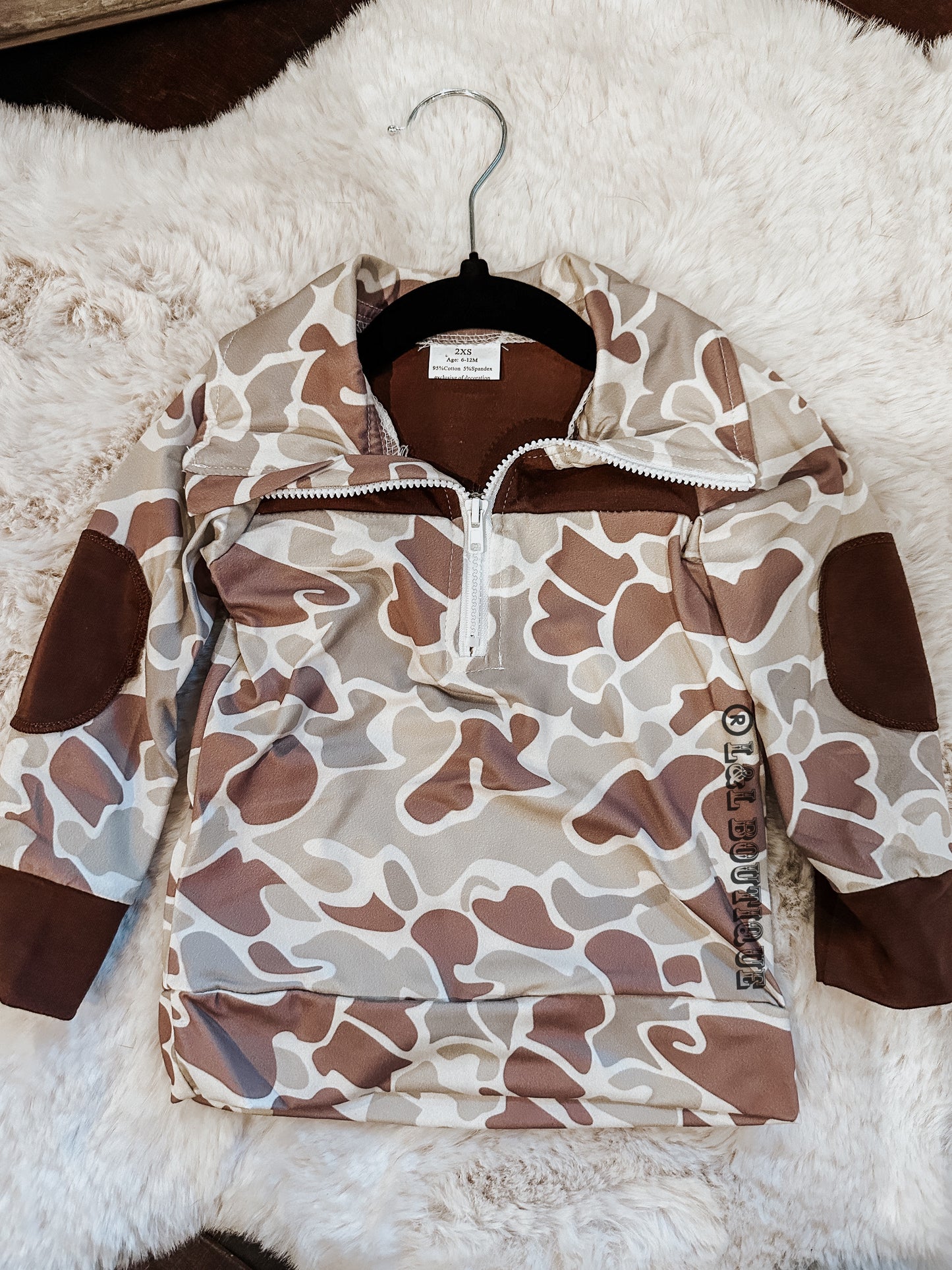 Old School Camo Kids Pullover
