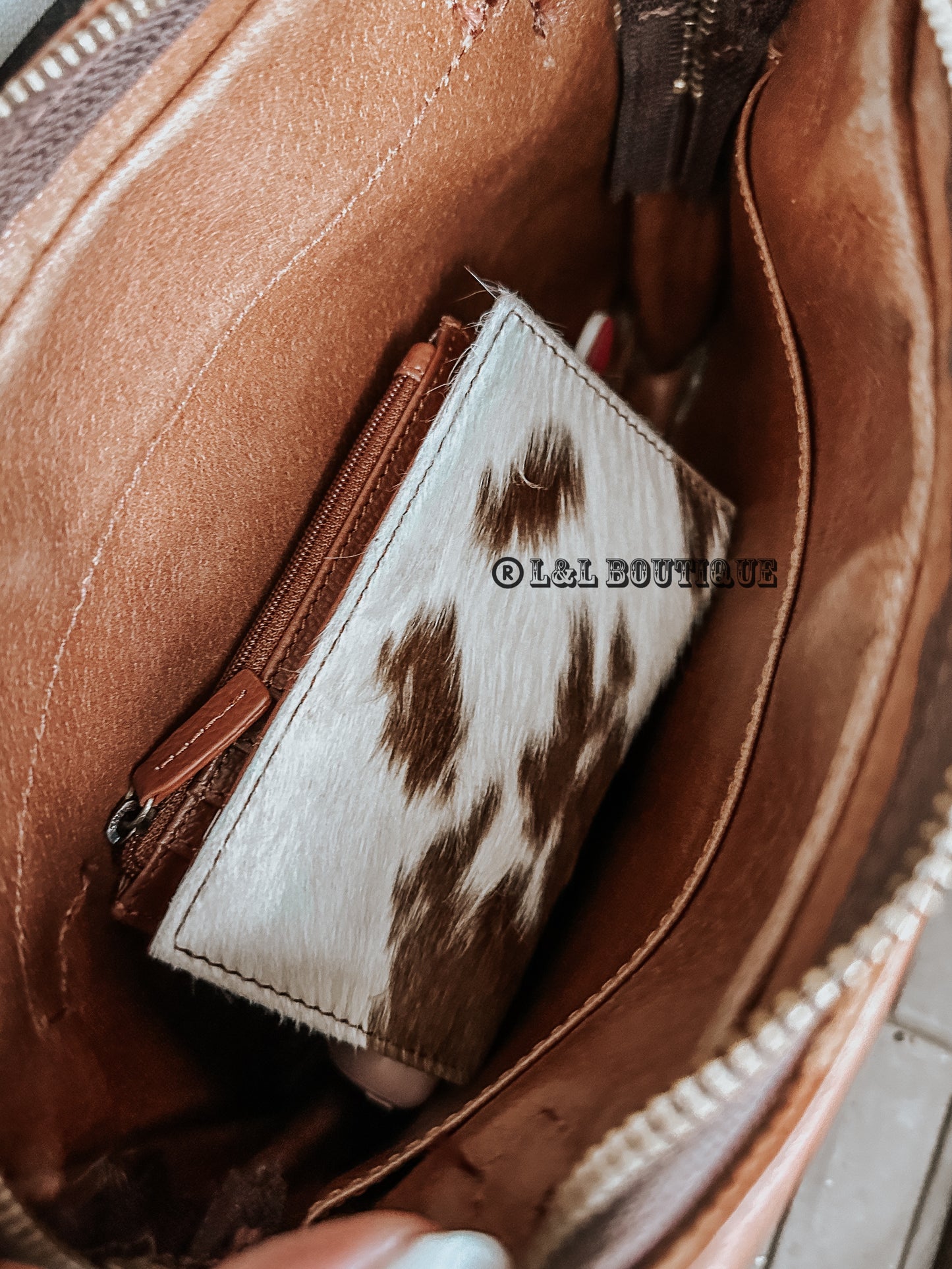 Bailey Ray Cowhide Card Holder