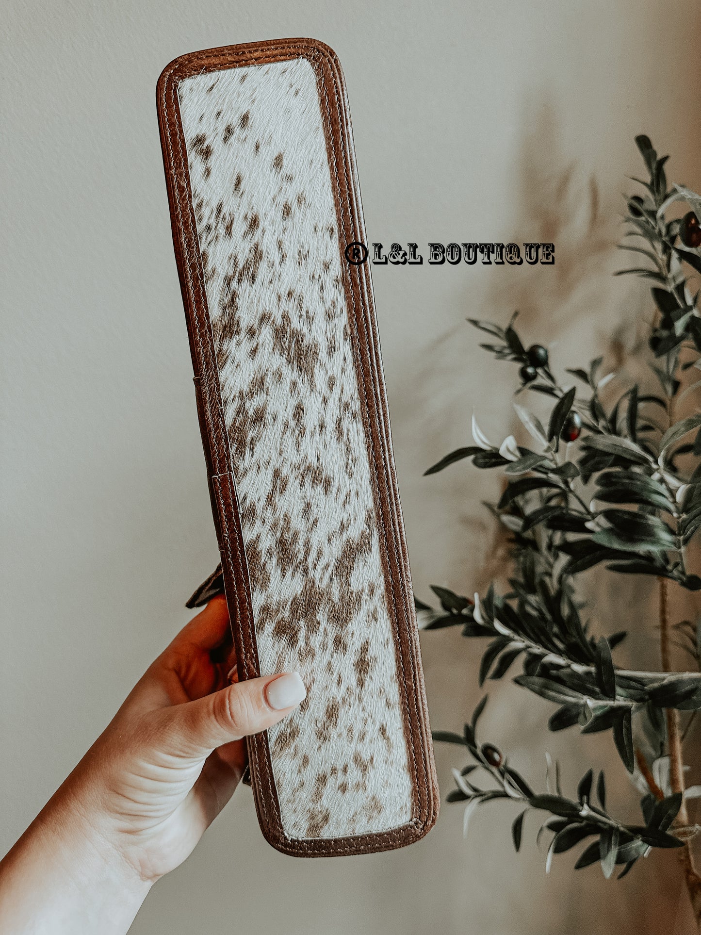 Hot Iron Case Brown Cowhide