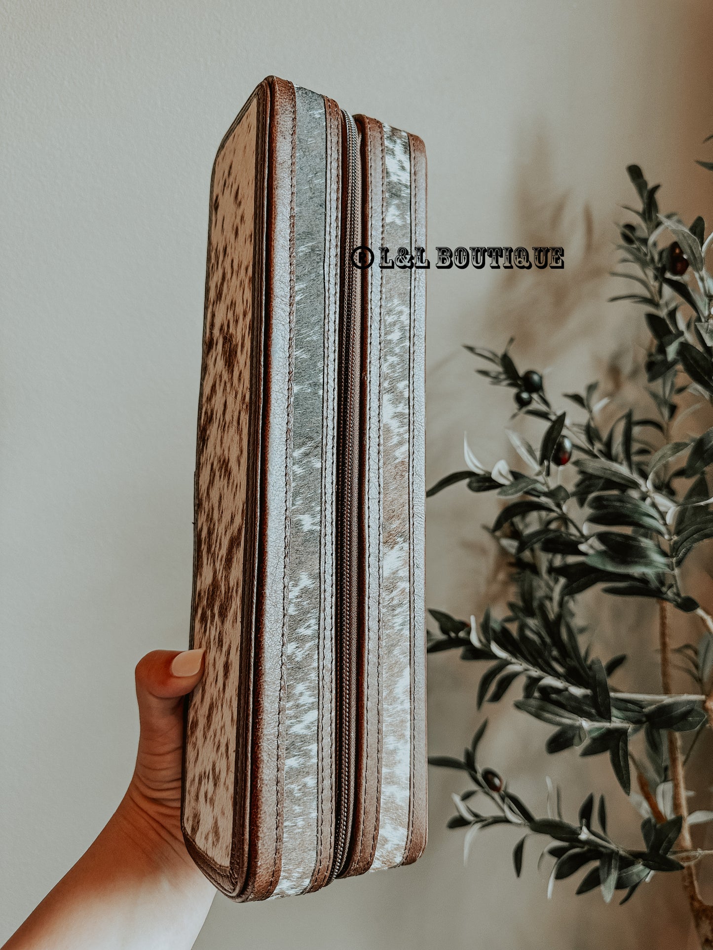 Hot Iron Case Brown Cowhide