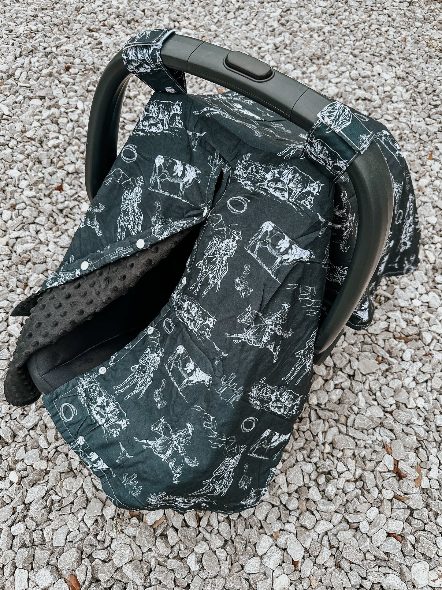 Desert Cowboy Car Seat Cover