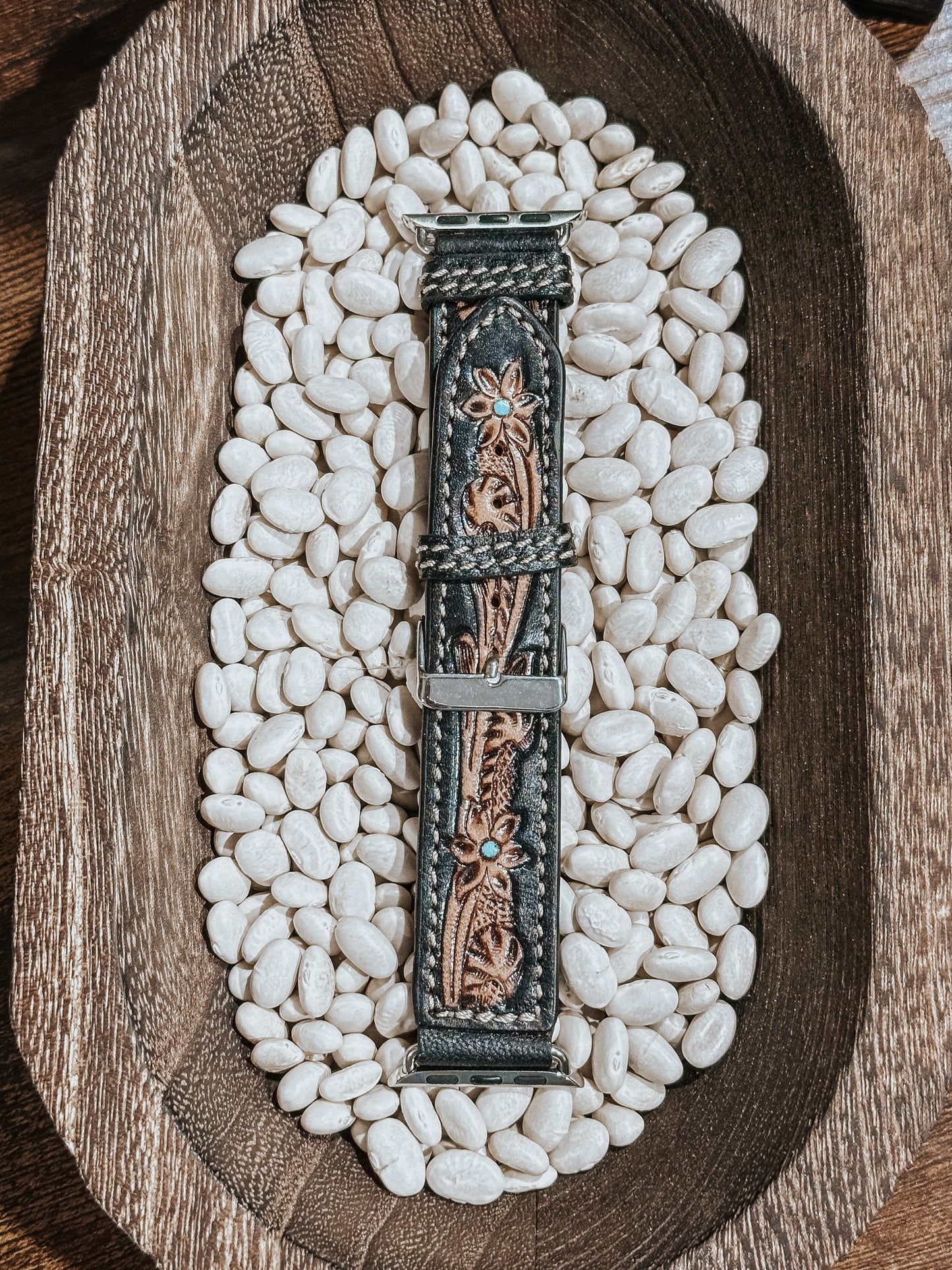 Fox Trail Leather Watch Band
