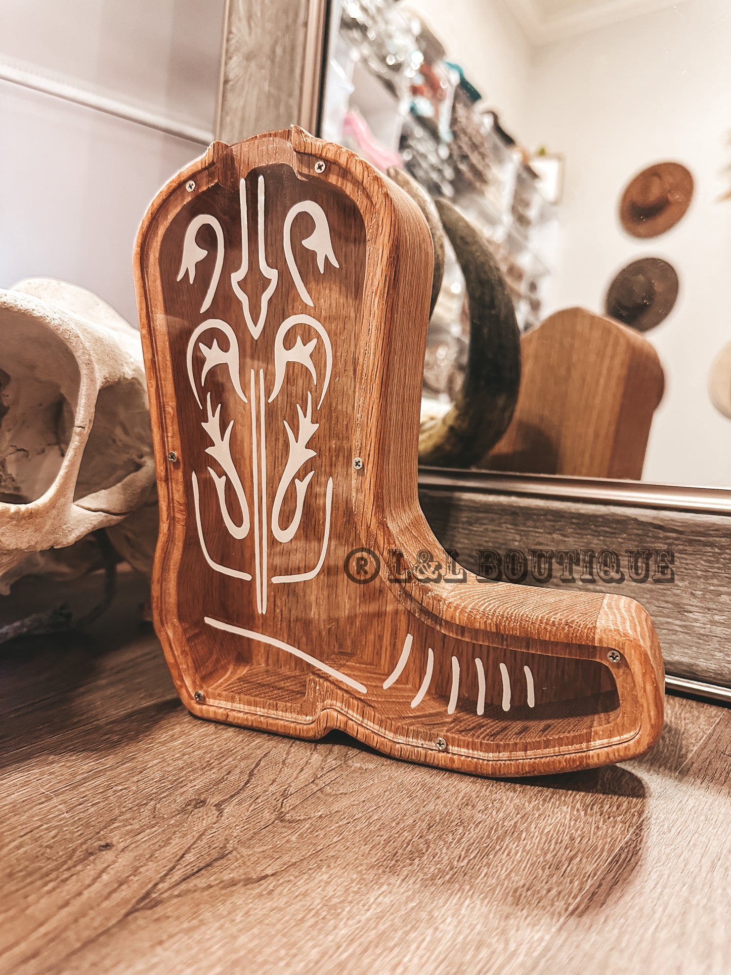 Cowboy Boot Piggy Bank