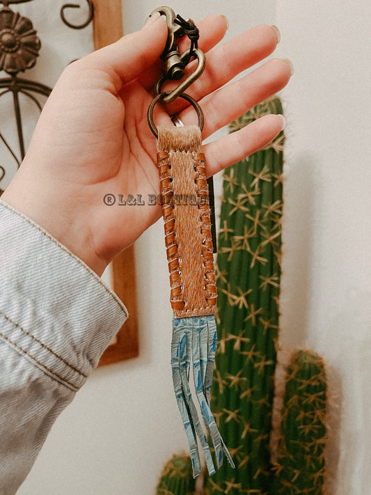 Brown Blues Keyfob