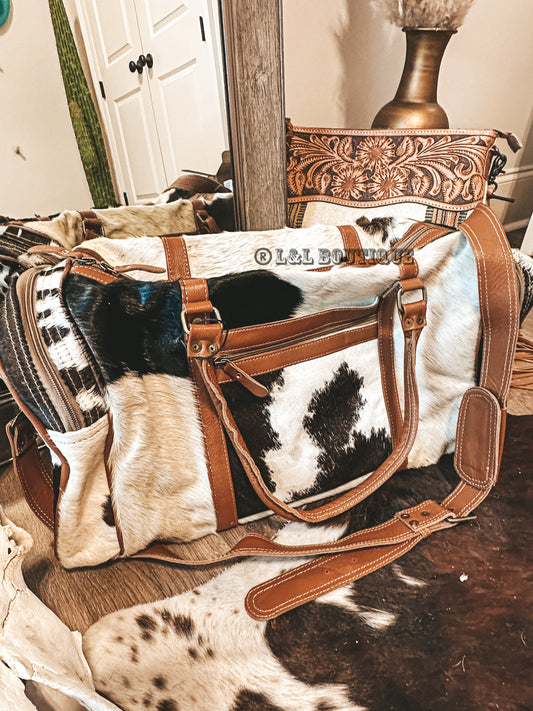 Amore Cowhide Duffle Bag