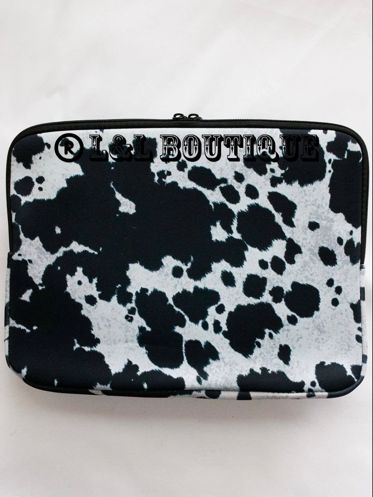 Black Cow Laptop Sleeve
