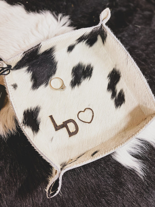 Cowhide Tray