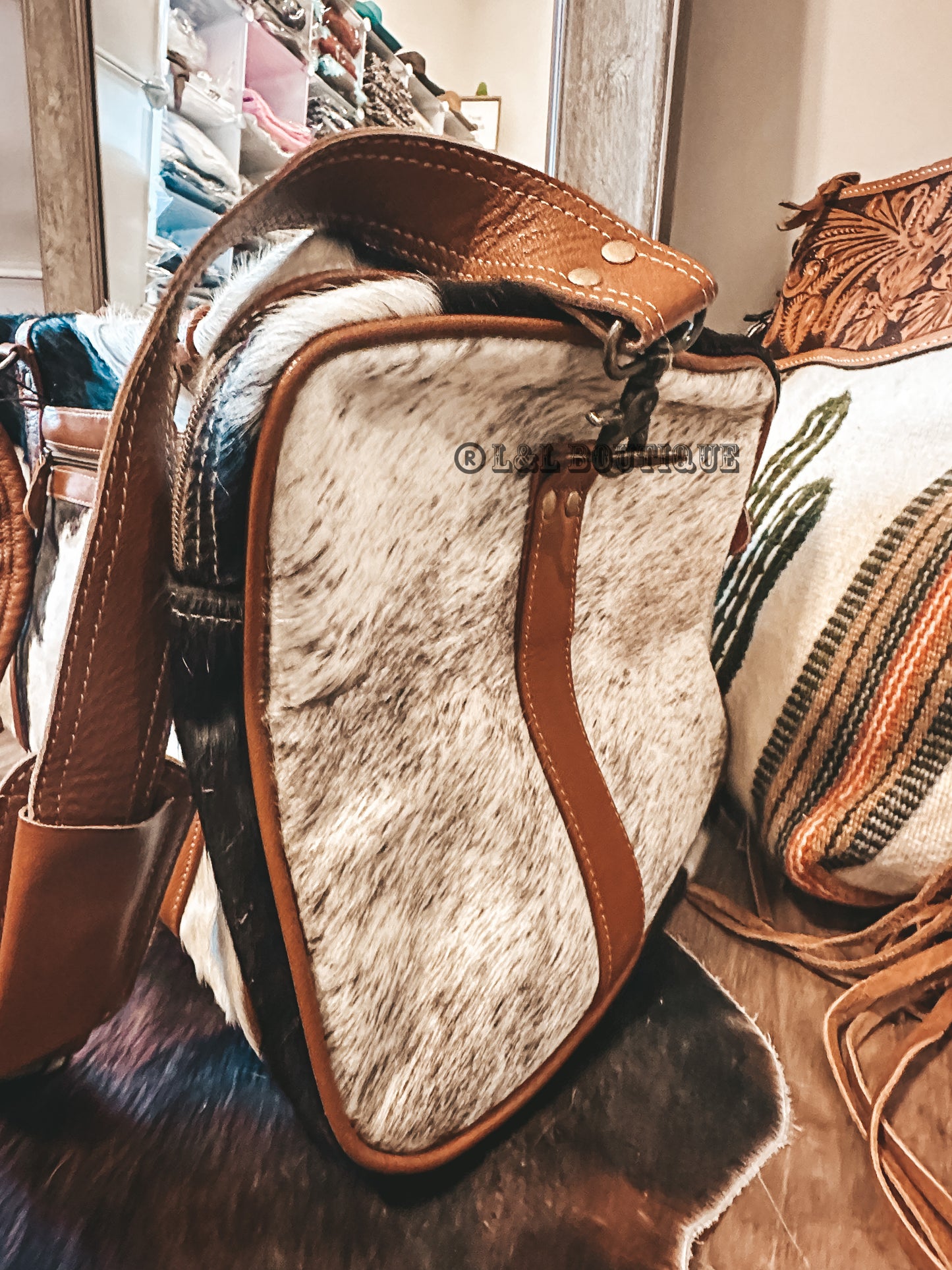 Amore Cowhide Duffle Bag