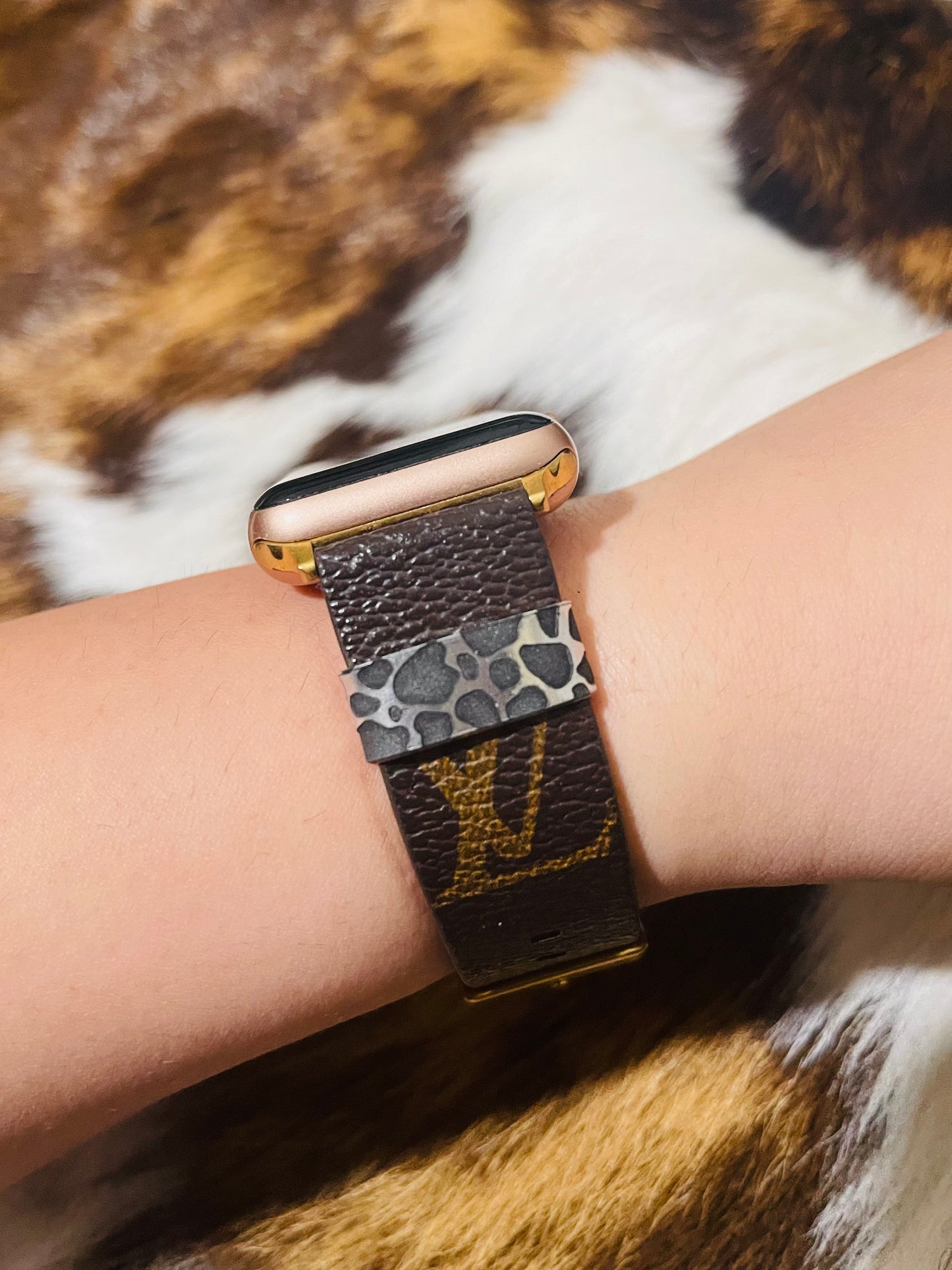 Cow Print Watch Cuff