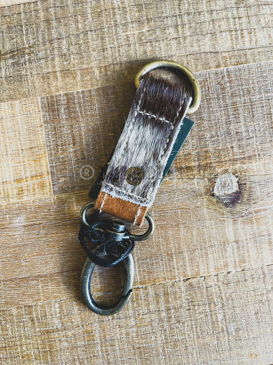 Heavy Duty Cowhide Keychain