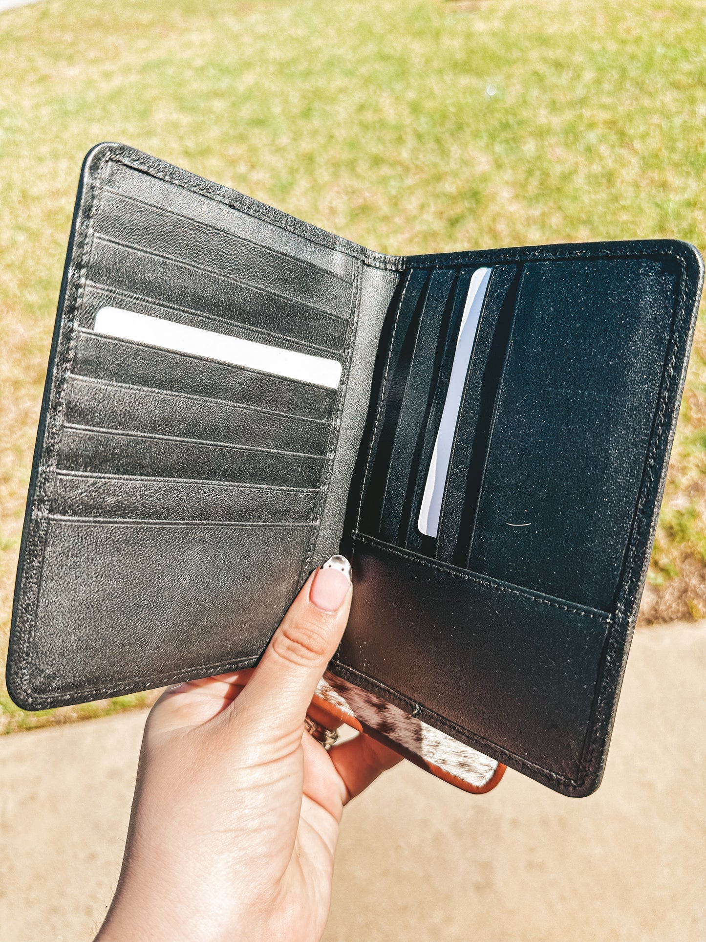 Cowhide Passport Holder