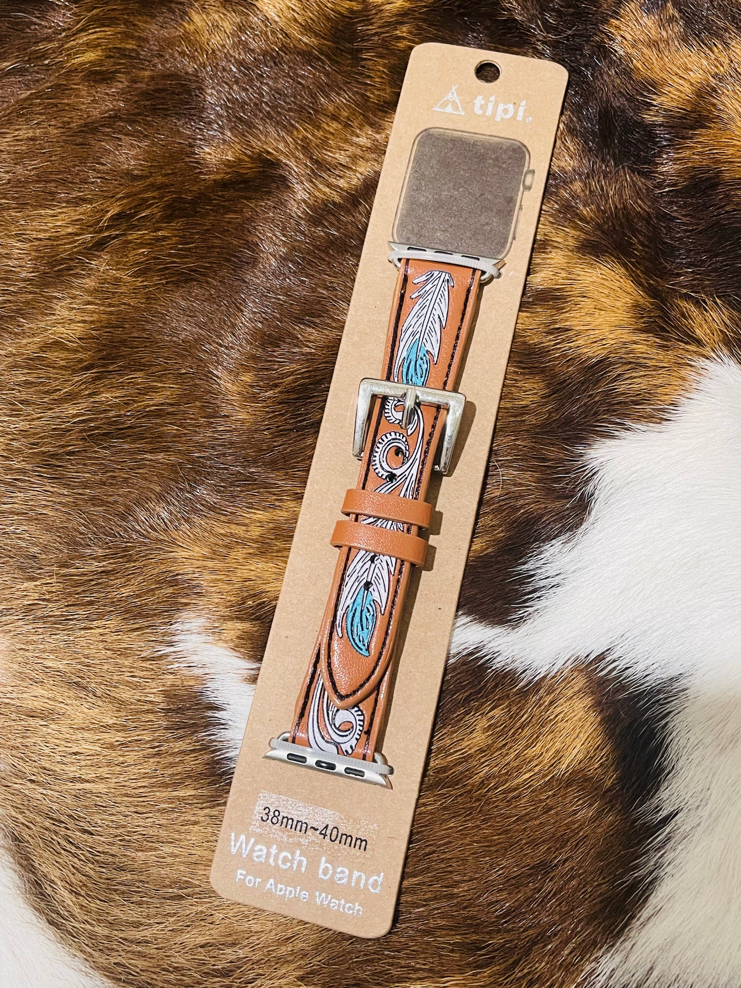 White Feather Watch Band