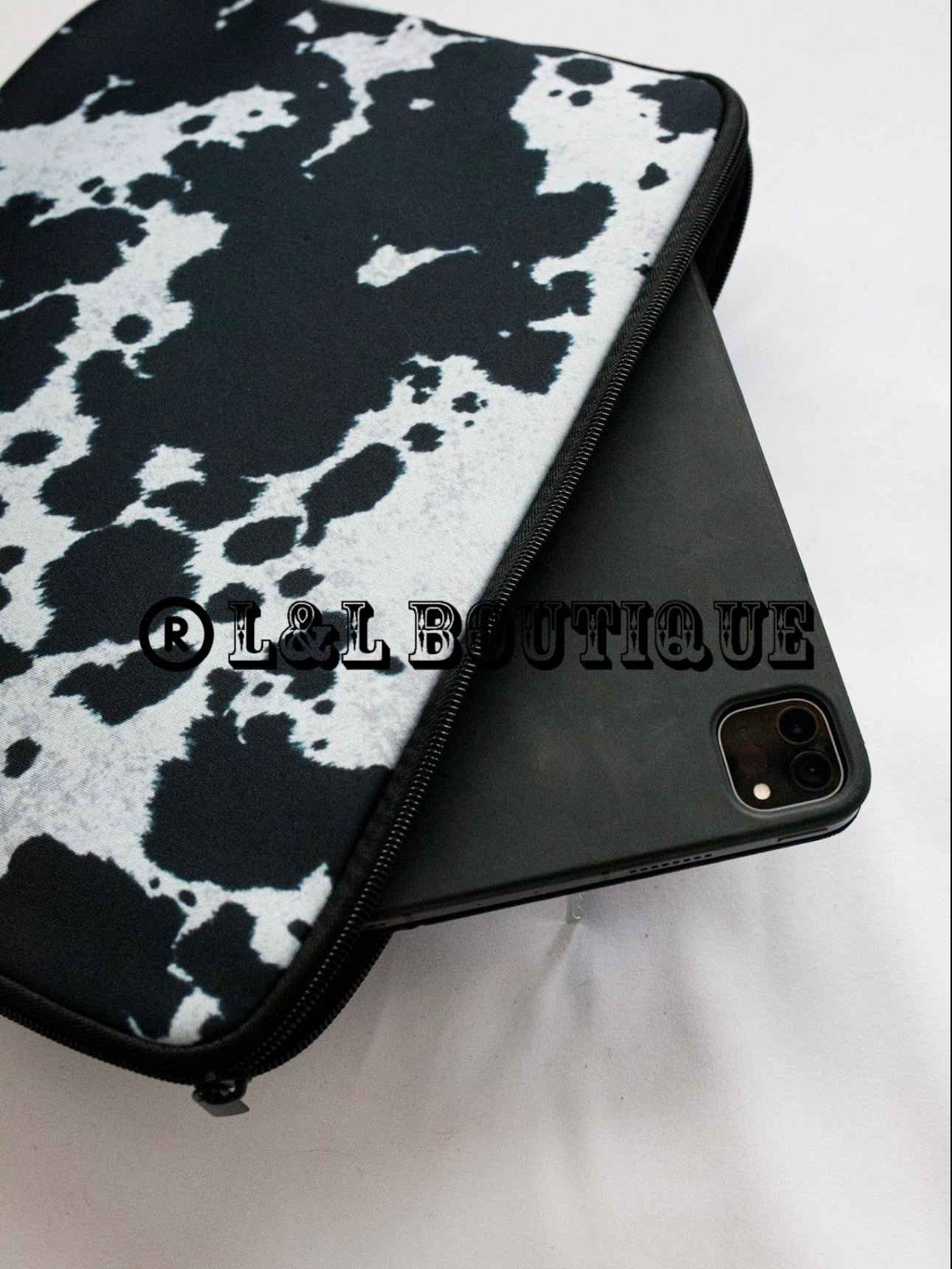 Black Cow Laptop Sleeve