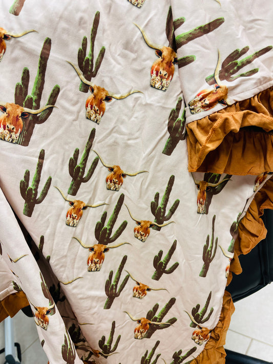 Minky Cactus Baby Blanket