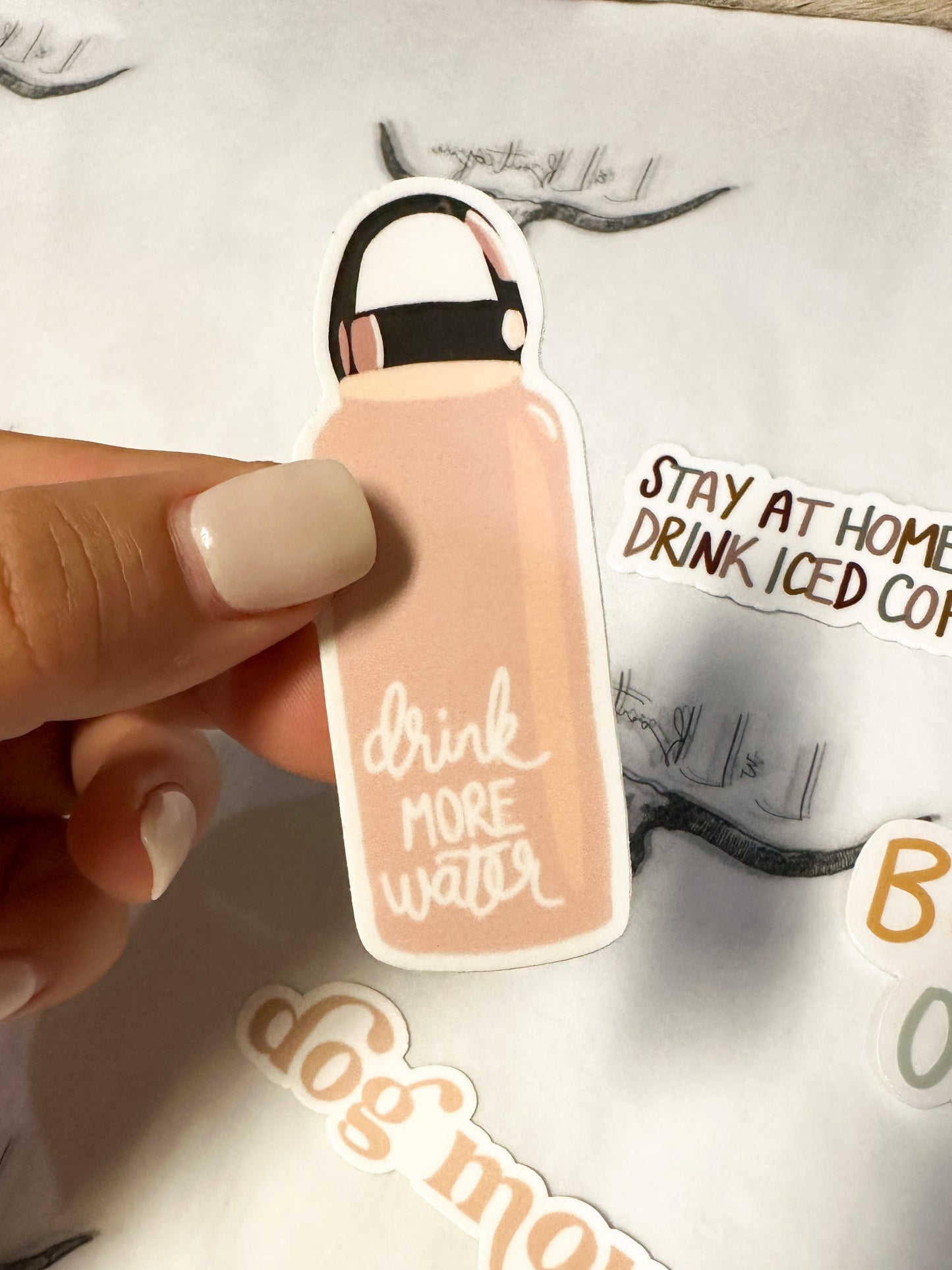 Drink More Water Sticker
