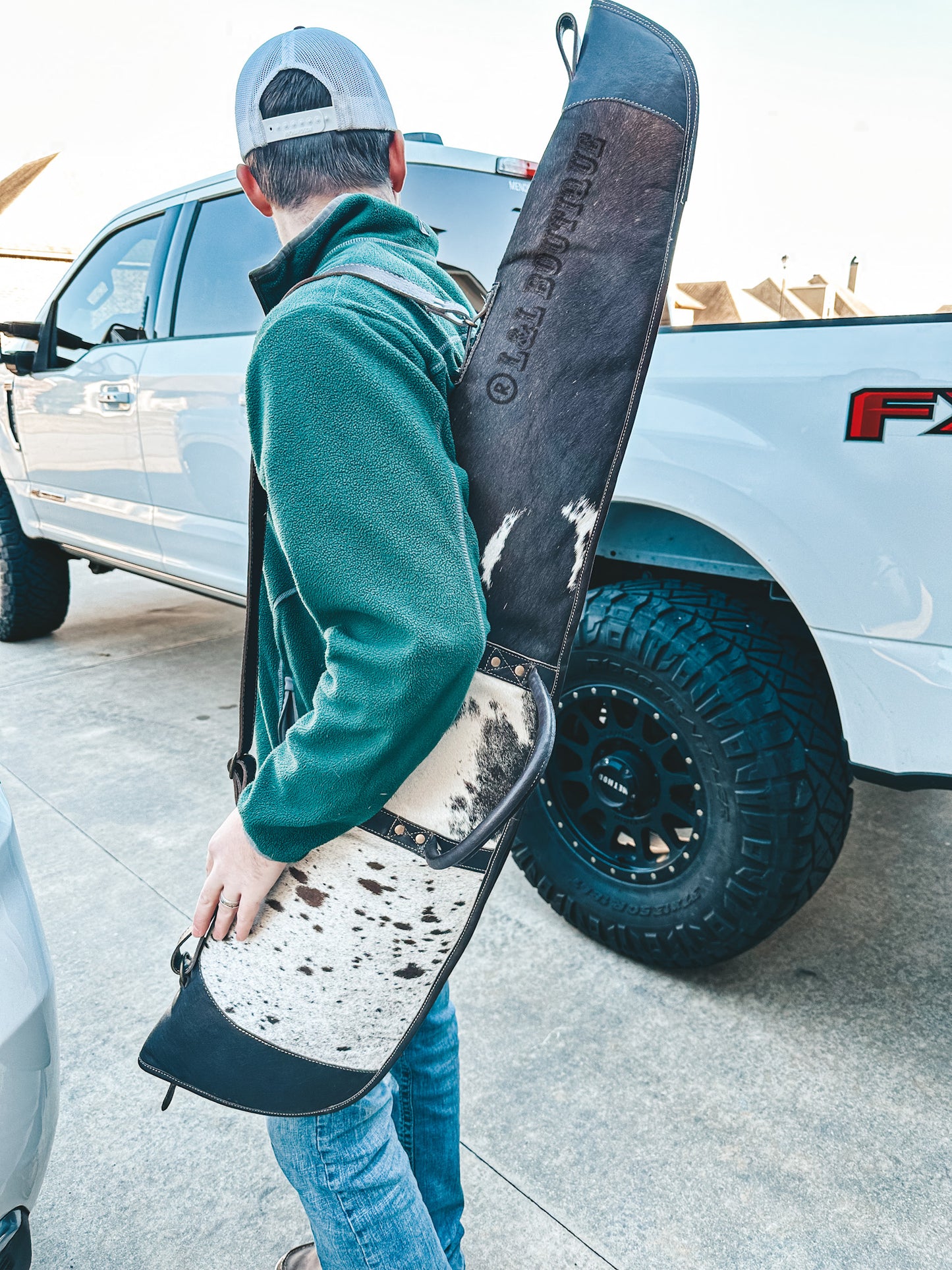 Cowhide Shot Gun Case
