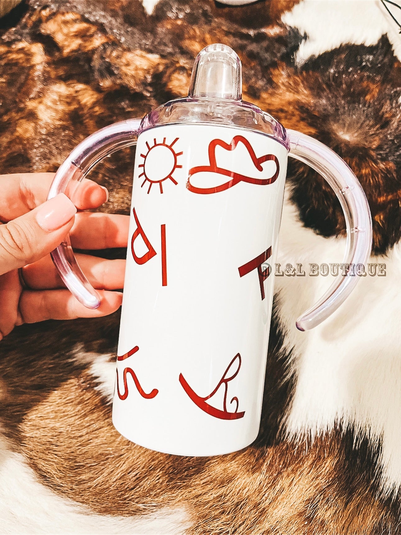 Brown Branded Sippy Cup