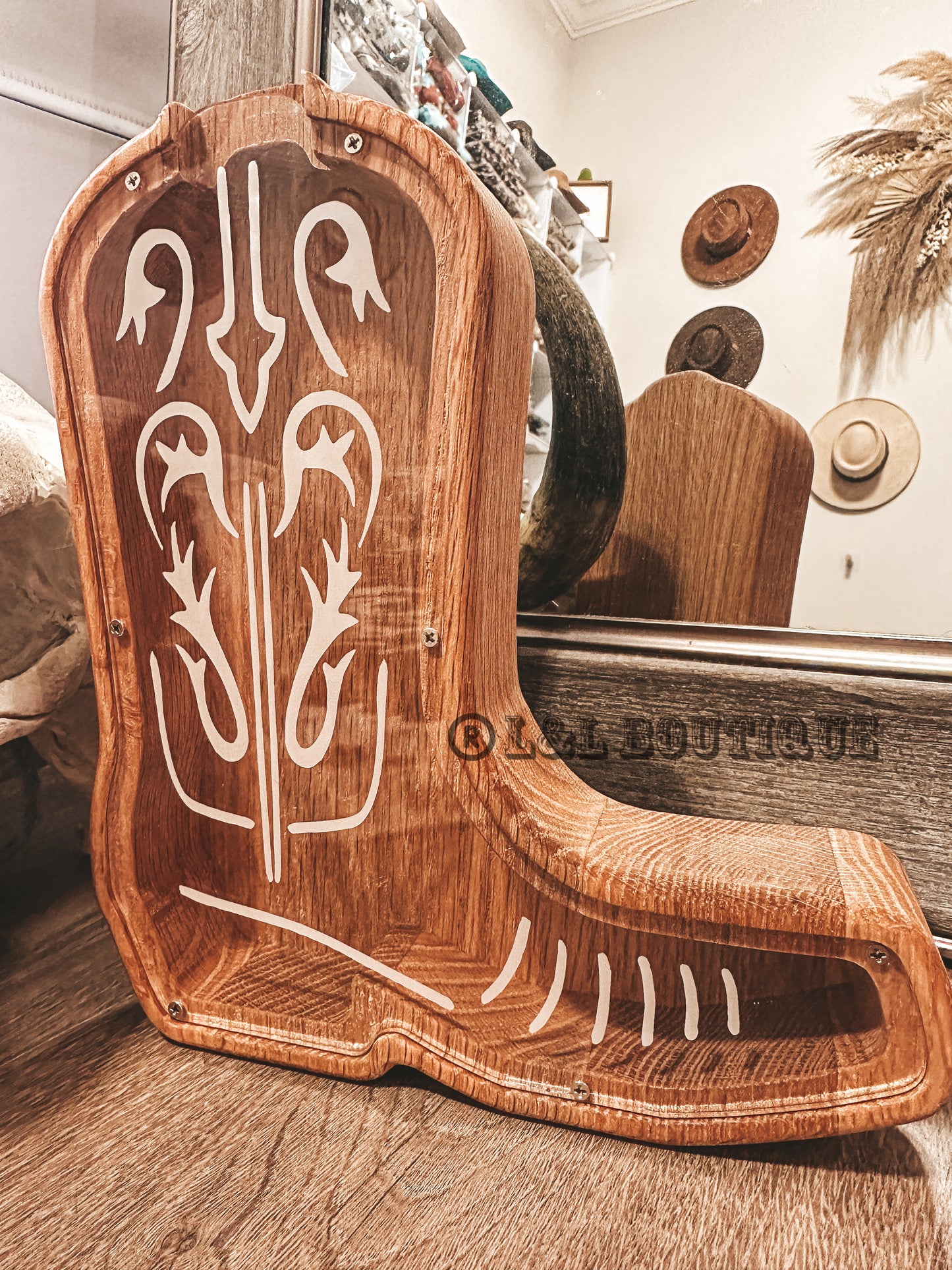Cowboy Boot Piggy Bank