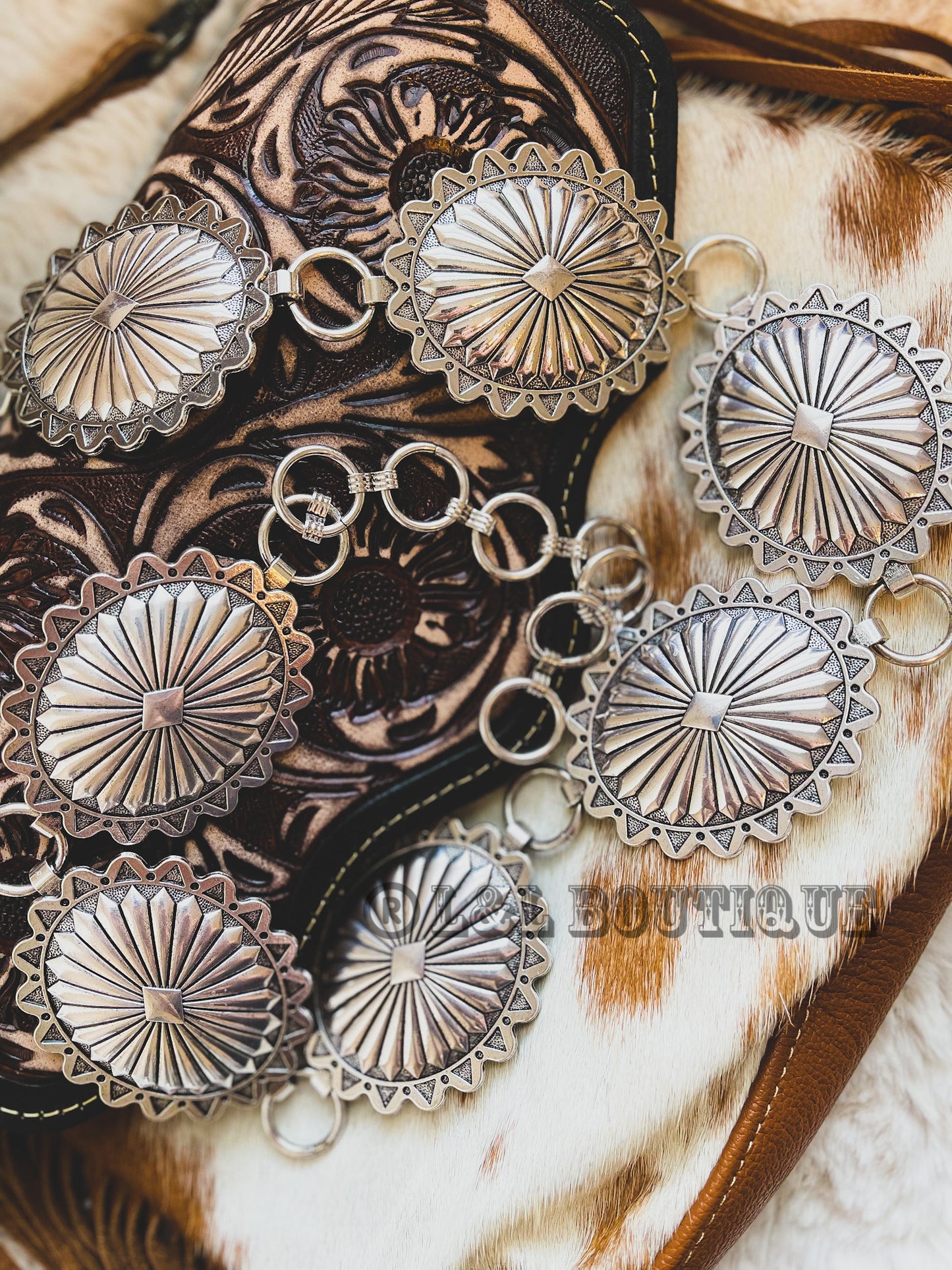 Silver Concho Belt