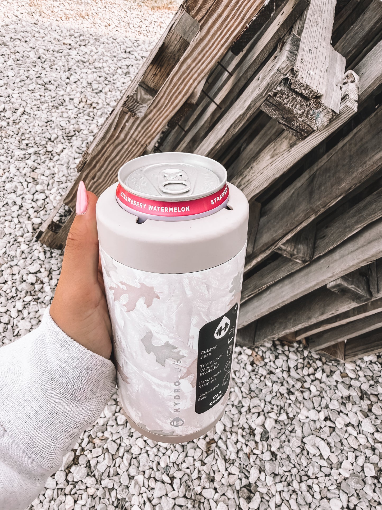 Snow Camo Hydrojug Koozie