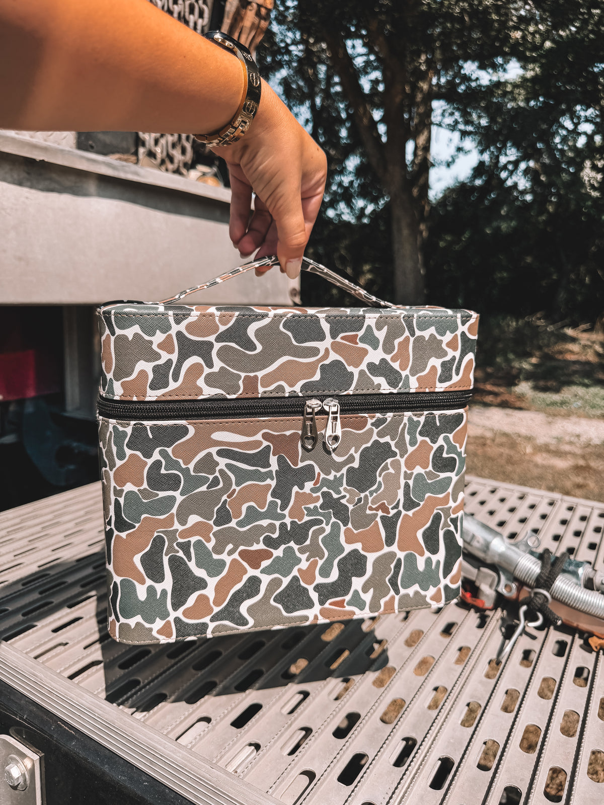 Oversized Makeup Box - Camo