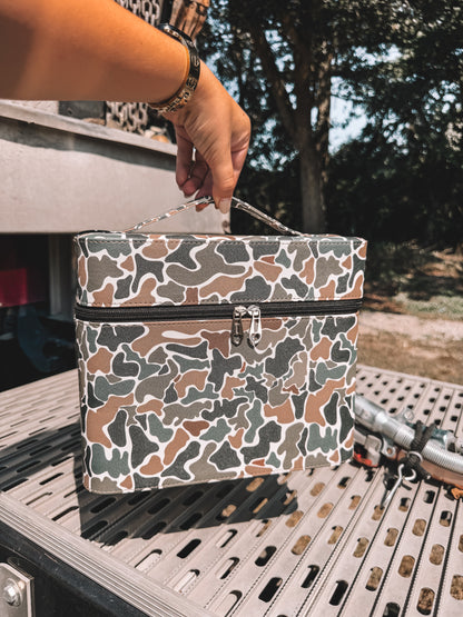 Oversized Makeup Box - Camo