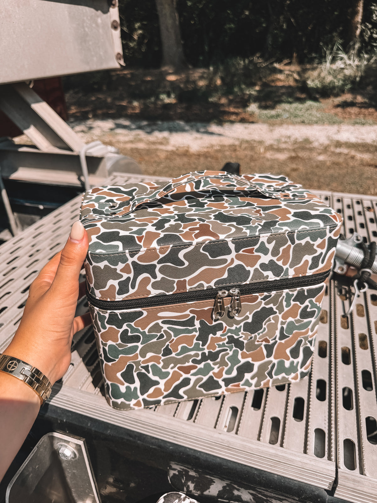 Oversized Makeup Box - Camo