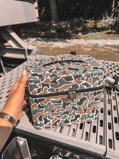 Oversized Makeup Box - Camo