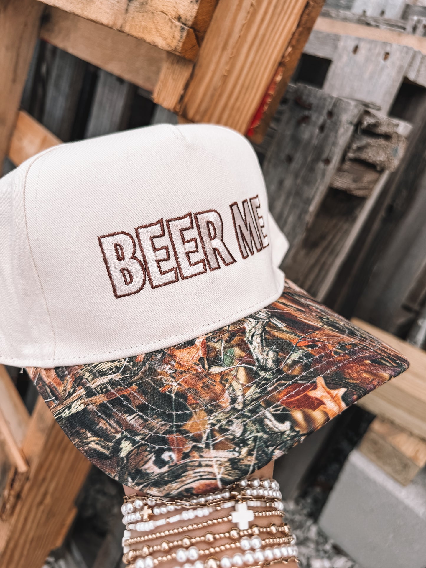 Beer Me Trucker Hat - Camo