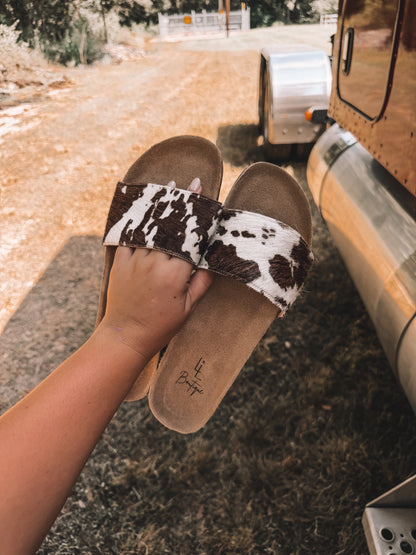 Cowhide Slides x L&L