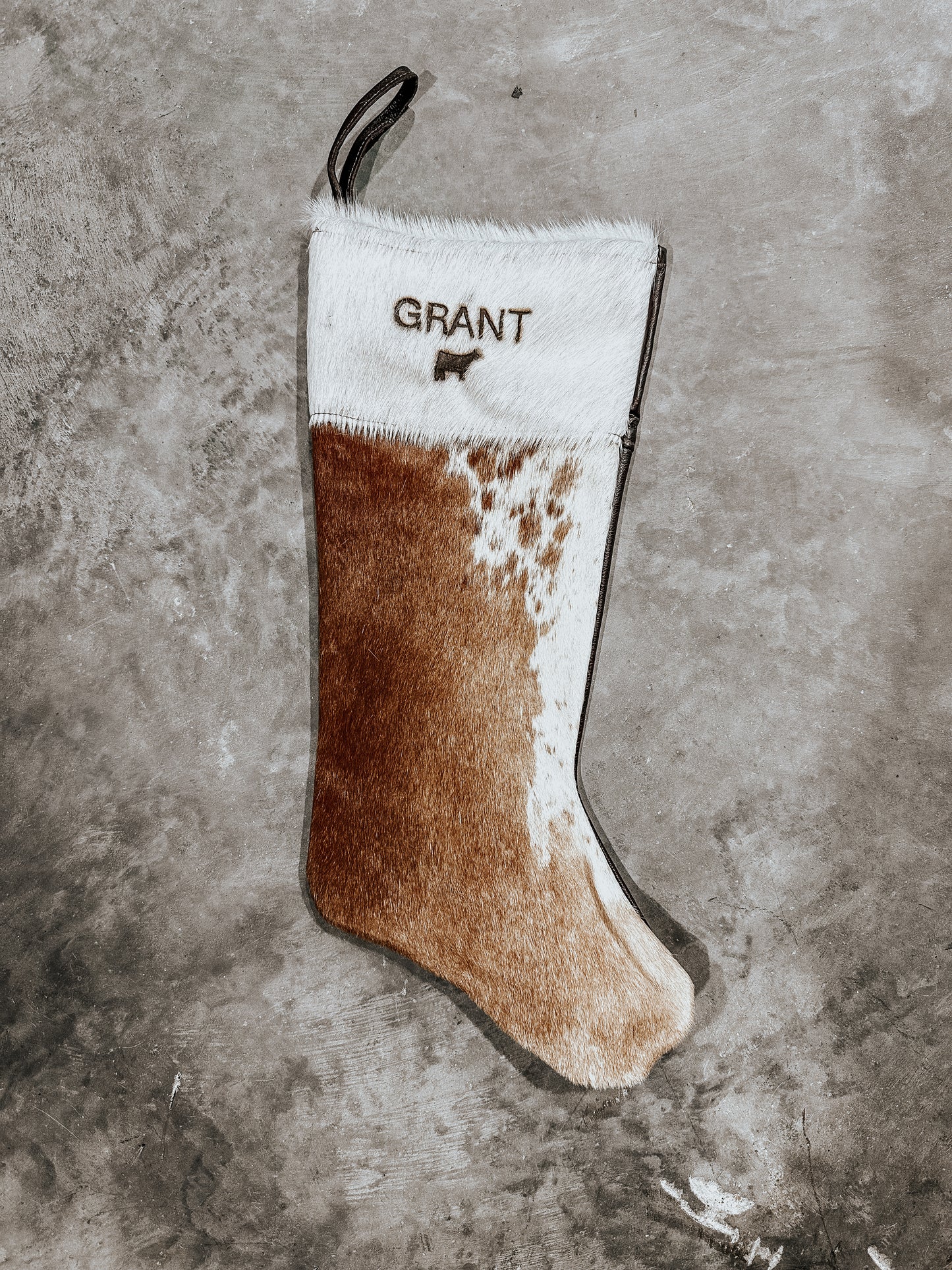 Cowhide Stocking