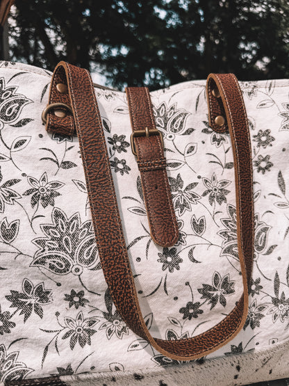 Ursinia Cowhide Weekender Bag