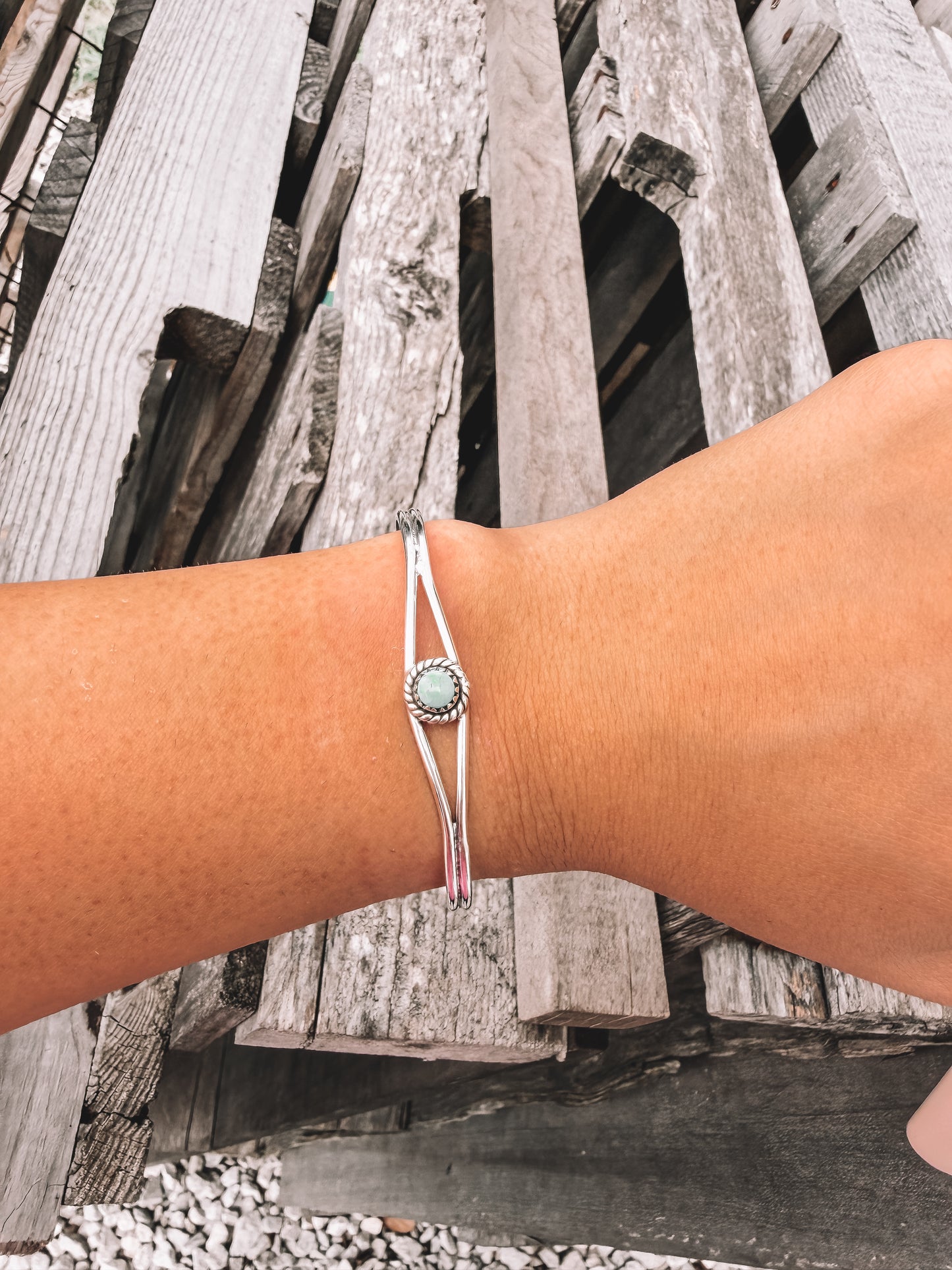 Sterling Turquoise Cuff Bracelet